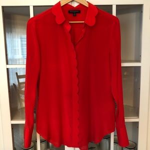 Silk Banana Republic Long sleeve blouse